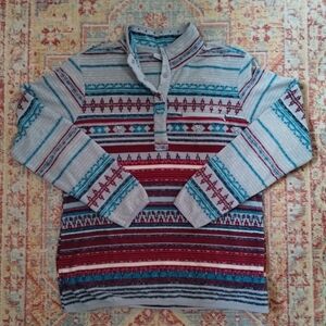 Columbia Mountain Side Miller Peak Printed Fleece Popover